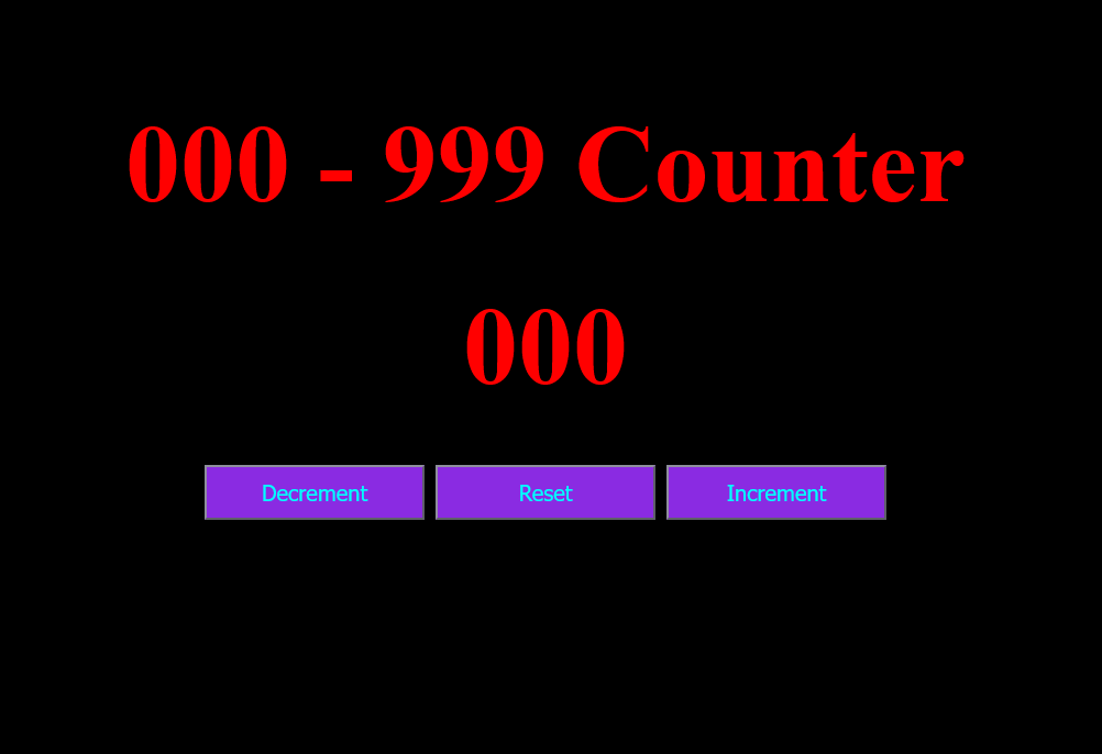 Screenshot of Counter Site